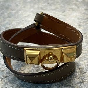 Hermes Rivale Double Tour bracelet